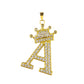 The same letter crown necklace copper micro-inlaid zircon clavicle chain punk hip-hop couple jewelry