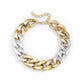 Jewelry Exaggerated Punk Geometric Single Layer Men's and Women's Necklace Fashion Trend Mixed Color Thick Chain Necklace