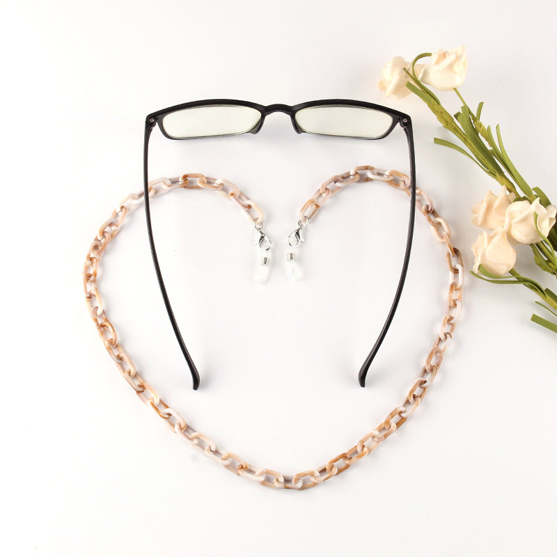 Mask extension chain acrylic children's mask rope chain glasses chain lanyard anti-slip anti-lost