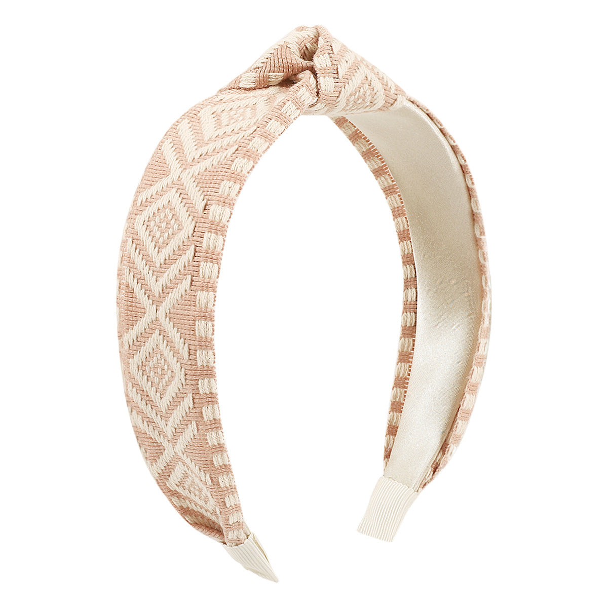 F4933 Jewelry Fabric Simple Knotted Rhombus Layered Headband Ethnic Small Fresh Headband