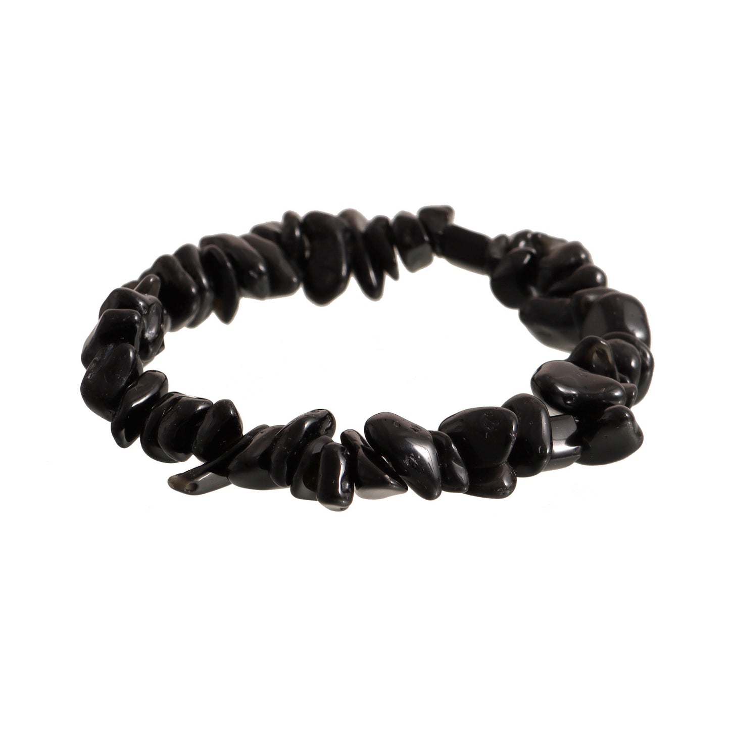 Jewelry Natural Crystal Gravel Elastic Cord Bracelet For Women