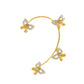Mori Super Fairy Diamond Butterfly Ear Hanging Earbone Clip Fashion Temperament Niche Design No Pierced Ear Clip Versatile Earrings