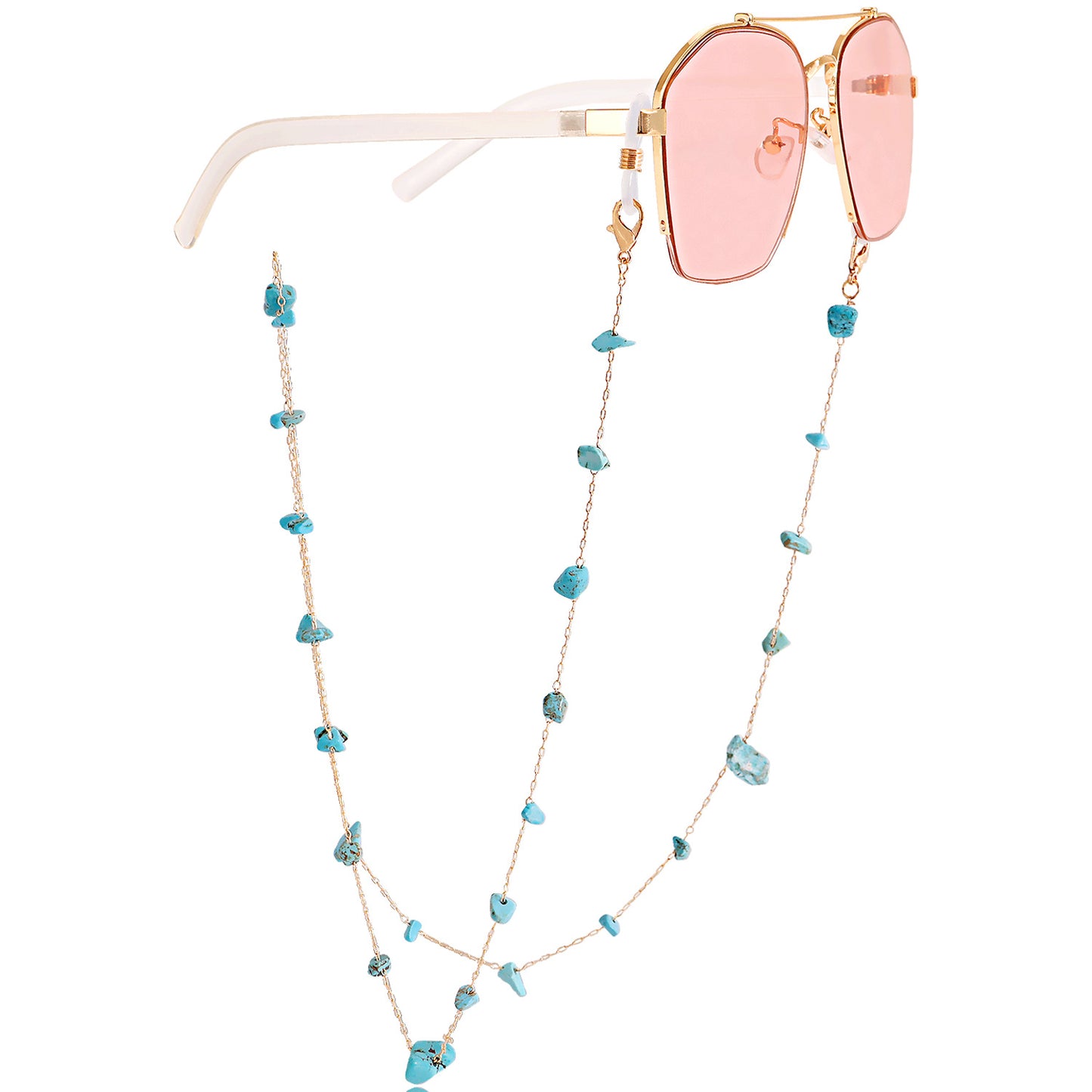 Mask hanging chain glasses hanging chain gravel glasses chain mask chain chain glasses hanging rope
