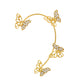 Mori Super Fairy Diamond Butterfly Ear Hanging Earbone Clip Fashion Temperament Niche Design No Pierced Ear Clip Versatile Earrings