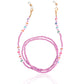 Jewelry Bohemia pure color rice beads LOVE letter glasses chain accessories women's mask non-slip chain