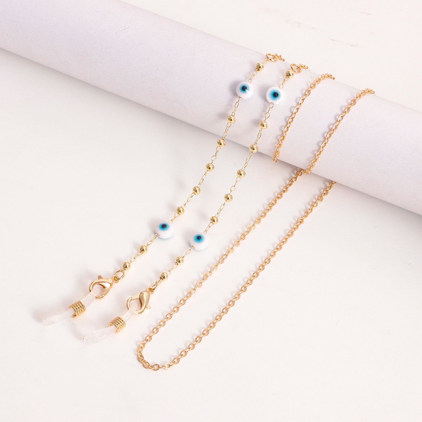 Accessories Mask Chain Glasses Chain Metal Glasses Chain Devil's Eye Mask Chain