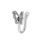 Fashion personality U-shaped fake nose ring diamond butterfly nose nail no hole nose clip piercing jewelry