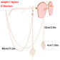 Jewelry Long Tassel Love Leaves Pendant Glasses Chain Accessories Mask Hanging Chain