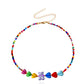 Jewelry Bohemian Bead Bear Necklace Female Retro Color Bear Necklace Bracelet Set