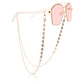Mask hanging chain Glasses chain Butterfly aircraft chain Disc mask chain Peach heart metal glasses chain