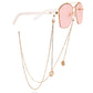 Jewelry acrylic glasses chain hanging chain glasses chain high sense mask chain ins mask chain