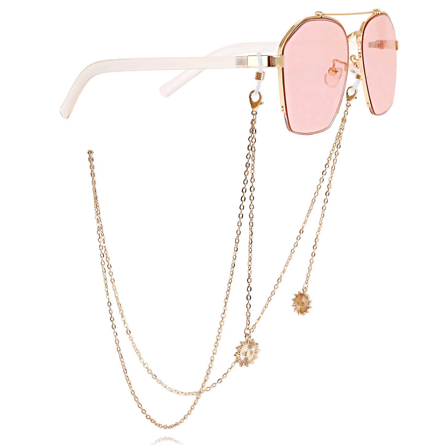 Jewelry acrylic glasses chain hanging chain glasses chain high sense mask chain ins mask chain