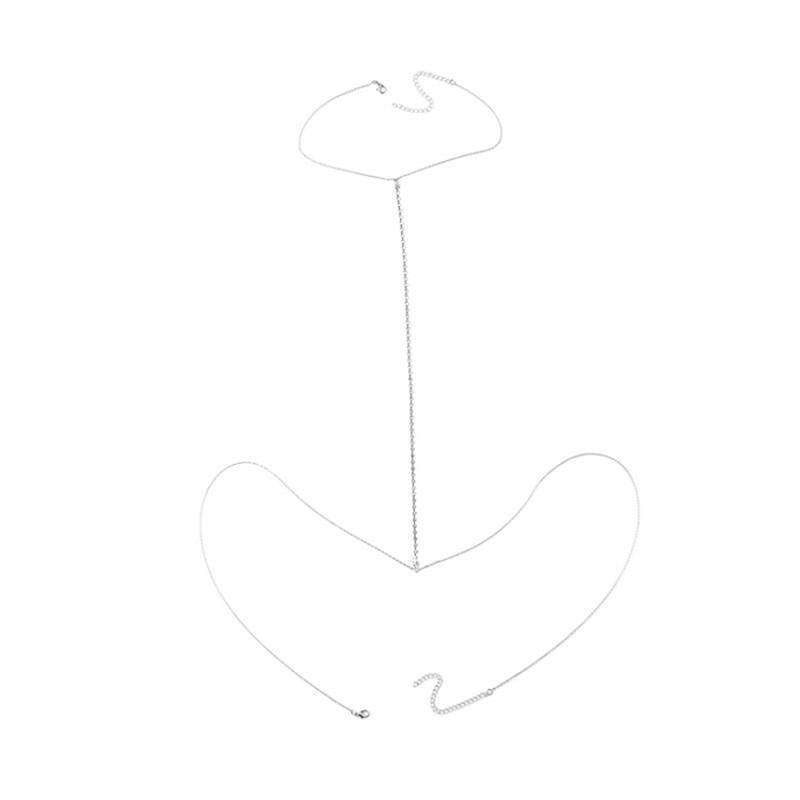 Jewelry simple street style clothing geometric sexy body chain