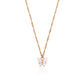 Jewelry Acrylic Colorful Butterfly Pendant Necklace Ladies Geometric Simple Hemp Rope Chain Necklace
