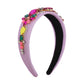 F4163TikTok Exaggerated Baroque Water Drop Drill Headband Light Luxury Dazzling Personality Headband