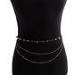 Jewelry bohemia natural color turquoise waist chain body accessories female waistchain