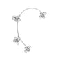 Mori Super Fairy Diamond Butterfly Ear Hanging Earbone Clip Fashion Temperament Niche Design No Pierced Ear Clip Versatile Earrings