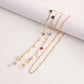 Glasses Jewelry Drip Oil Color Heart Geometric Flower Mask Accessories Glasses Chain Female