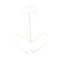 Jewelry simple street style clothing geometric sexy body chain