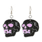 Halloween earrings ins dark funny skull earrings fashion creative skull hand bat earrings female