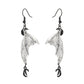 Halloween Earrings Female Retro Gothic Bat Wings Earrings Simple Paper Clip Mushroom Earrings Ornaments