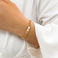 Jewelry simple square micro-inlaid star-shaped tag necklace female hip-hop metal chain collarbone necklace