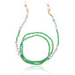 Jewelry Bohemia pure color rice beads LOVE letter glasses chain accessories women's mask non-slip chain