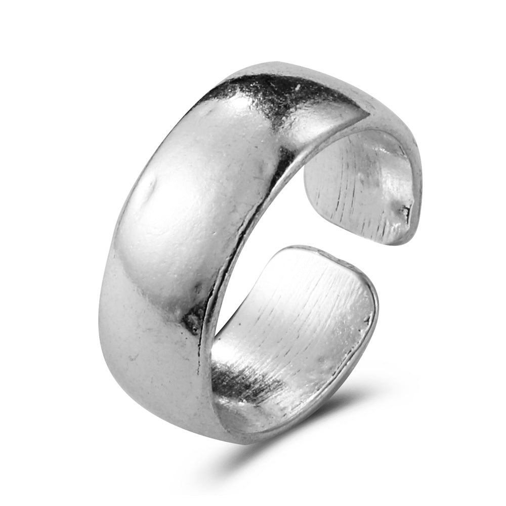 Old opening geometric ring ins personality trend adjustable irregular ring punk jewelry female