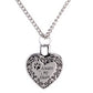 Japanese animal pet remains commemorative heart-shaped pendant can open crystal urn necklace jewelry