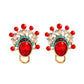 Chinese Retro Jewelry Creative Peking Opera Face Makeup Earrings Knife Ma Dan Ring Necklace Female Net Red Opera Jewelry
