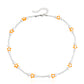 Jewelry bohemian colorful five-pointed star transparent rice bead choker necklace female ins