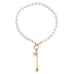 Jewelry INS cross love mother-of-pearl necklace necklace female sweater chain trendy matching accessories