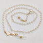 Simple four-leaf clover pearl glasses chain mask chain hanging chain non-slip anti-glasses sunglasses decorative pendant