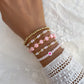 B168 Holiday Bracelet Rice Beads Resin Beaded Geometric Simple Bracelet Heart Sweet Fashion Bracelet