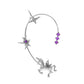Ins diamond-studded butterfly ear hanger women without ear piercing butterfly ear bone clip fashion niche exaggerated wing ear clip