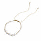 Jewelry ins adjustable special-shaped imitation pearl transparent rice bead color hand rope female colorful rope