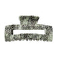 F4294 Exaggerated Striped Resin Clip French Light Luxury Lazy Fashion Medium Ponytail Hair Clip