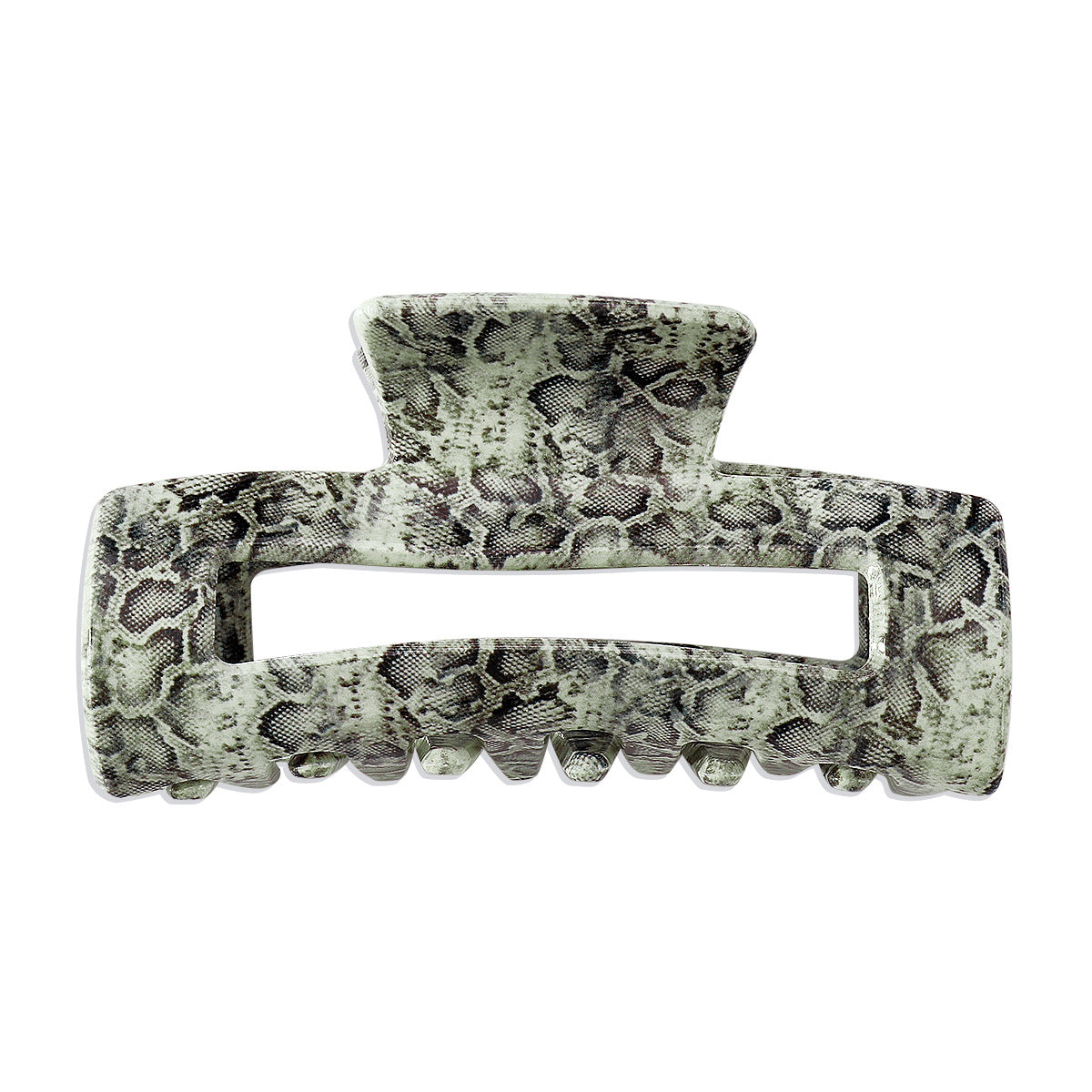 F4294 Exaggerated Striped Resin Clip French Light Luxury Lazy Fashion Medium Ponytail Hair Clip