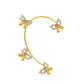 Mori Super Fairy Diamond Butterfly Ear Hanging Earbone Clip Fashion Temperament Niche Design No Pierced Ear Clip Versatile Earrings