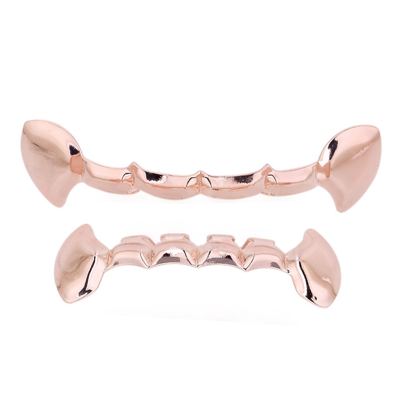 HIPHOP full diamond metal hip hop poker shape braces fashion trend rock denture jewelry