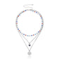 Jewelry Fashion Exaggerated Trend Eyes Necklace Multi-layered Devil's Eye Pendant Necklace