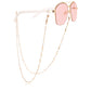 Mask hanging chain Glasses chain Butterfly aircraft chain Disc mask chain Peach heart metal glasses chain