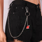 Pants Chain Hip Hop Punk Metal Ring Waist Chain Halloween Stage Performance Show Unisex