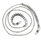 Color-preserving gold-plated mask chain wheat ear mirror rope hanging neck rope metal copper non-slip chain pearl glasses chain