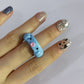 Jewelry simple octopus bear animal resin ring candy color cartoon three-dimensional ring