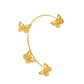Mori Super Fairy Diamond Butterfly Ear Hanging Earbone Clip Fashion Temperament Niche Design No Pierced Ear Clip Versatile Earrings