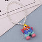Jewelry ethnic creative monster sun soft pottery accessories pearl chain wristband mobile phone lanyard