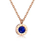 ins Roman numeral color diamond necklace fashion personality temperament net red clavicle chain simple jewelry female