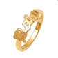 Ins cold zircon opening love ring super fairy fashion star letter hollow index finger ring net red