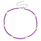Jewelry Rice Bead Flower Necklace Women's Fashionable Temperament Adjustable Necklace